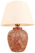 Lampada da tavolo RAMZES 1xE27/40W/230V crema/rosso