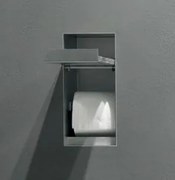 Antonio Lupi Design Sesamo4 Porta Rotolo Da Incasso Parete Profondita 10 4 Cm In Acciaio Inox