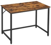 Scrivania SOLEA marrone/nera