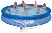 Piscina Gonfiabile Intex 28158NP Azzurro 457 x 84 cm