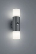 Applique a parete led cilindro hoosic diffusore bianco sensore movi...