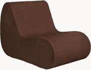 Poltrona lounge da giardino in bouclé Rouli