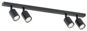 Lampadario da Soffitto FLASH 4 Black GU10