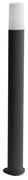 Paletto per esterni POU in alluminio Nero H83 cm