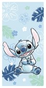 Asciugamano per bambini blu in cotone 70x140 cm Lilo and Stitch "Ohana Blue" – Jerry Fabrics
