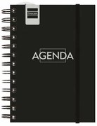 Agenda Finocam Nero 1/8 12 x 16,4 cm 2024-2025