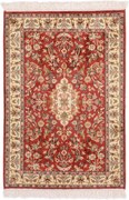 Cashmere Silk Tappeto orientale 90 x 60 (Indian) Annodato A Mano