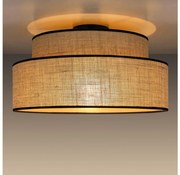 Plafoniera BOHO 1xE27/60W/230V diametro 40 cm beige