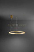 Sospensione etere in metallo e alluminio oro a led  87w 6090lm 3000...