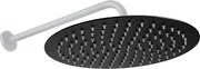Soffione doccia Rea Black Matt 25cm