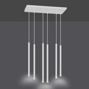 Lampadario a sospensione SELTER 6 WHITE