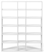 Libreria bianca 182x224 cm Pombal - TemaHome