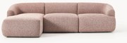 Divano angolare componibile 3 posti in bouclé Sofia