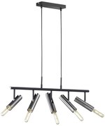 Fischer & Honsel 60369 - Lampadario su corda DEAN 5xE27/25W/230V