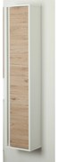 Pensile Portaoggetti 150 Cm Un'Anta Feridras "Fabula" Bianco Opaco/Rovere Di Bordeaux