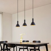 Lampada a sospensione Cosmina Arcchio, dimmerabile, Nero, Cucina, Metallo, Moderno, Lampada a sospensione