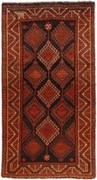 Shiraz Tappeto persiano 130x240 (Iran) Annodato A Mano