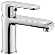 Rubinetto lavabo cromato serie Dalila incluso di piletta