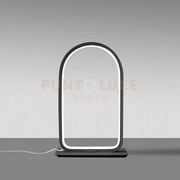 Nicole l - lampada da tavolo nera a led 3000k 600lm 12w dimmerabile...