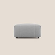 Giotto pouf in morbida microfibra effetto velluto impermeabile idrorepellente T09 grigio chiaro