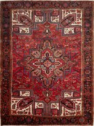 Heriz Tappeto persiano 250x340 Blu (Iran) Annodato A Mano
