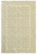 Tappeto arredo bagno in cotone 100% beige Stintino