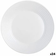 Sotto Piatto Luminarc Harena Bianco Vetro (Ø 27 cm) (24 Unità)