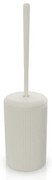 Portascopino da appoggio beige in plastica Ring