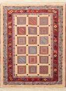Tappeto persiano 130x100 Beige (Iran) Annodato A Mano