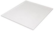 Piatto doccia SENSEA in resina Neo bianco L 90 x L 90 x H 3 cm opaco effetto pietra