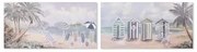 Quadro Home ESPRIT Spiaggia Mediterraneo 120 x 3 x 60 cm (2 Unità)