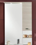 Specchio Contenitore Con Illuminazione Rimini larice L 70 x H 108 x P 18.5 cm