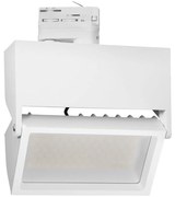 Faro LED 44W Rettangolare Trifase CRI92 CCT Bianco con driver Philips Colore Bianco Variabile CCT