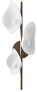 Nuura - Florii 3 Applique da Parete Dark Bronze/White Nuura