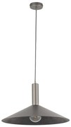 Lampadario a sospensione con filo CAPRI 1xE27/15W/230V diametro 50 cm antracite/grigio