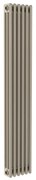Radiatore acqua calda Comby in acciaio 3 colonne, 6 elementi, interasse 1735 mm, sabbia