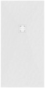 Piatto doccia in carbonato di calcio Horus bianco L 70 x L 140 x H 27 cm opaco effetto marmo
