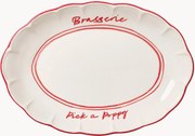 Piatto da portata dipinto a mano Bistro