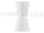 Applique a parete clepsydra bianca 2 luci attacco e14 16x8x30cm in ...