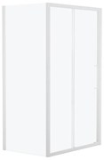 Pannello laterale per box doccia Record L 70 x H 195cm, Sp. 6 mm vetro smerigliato profilo in alluminio