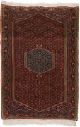 Bidjar Tappeto persiano 110x160 Blu (Iran) Annodato A Mano