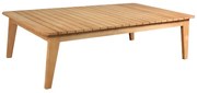 Tavolino da esterno Belem NATERIAL struttura e superficie in Teak  140x80cm