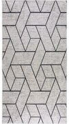 Tappeto lavabile grigio chiaro 80x150 cm - Vitaus