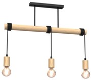 Lampadario a plafone VIGA 3xE27/60W/230V legno