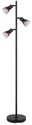 Globo 54312-3S - Lampada con piedistallo SATELLA 3xE14/25W/230V nero