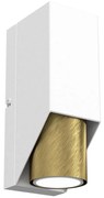 Applique WALL 1xGU10/8W/230V bianco/ottone