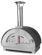 Forno A Legna Per Pizze Compatto 60x40 Cm In Acciaio Clementino Clementi Antracite