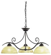 Wofi 5128.03.09.0000 - Lampadario a sospensione con catena LACCHINO 3xE27/60W/230V