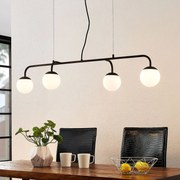 Lampada a sospensione Rama Lucande, dimmerabile, Nero, Soggiorno / Sala da pranzo, Metallo, Vintage, Lampada a sospensione