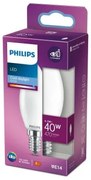 Lampadina LED Philips Candela Bianco F 40 W 4,3 W E14 470 lm 3,5 x 9,7 cm (6500 K)